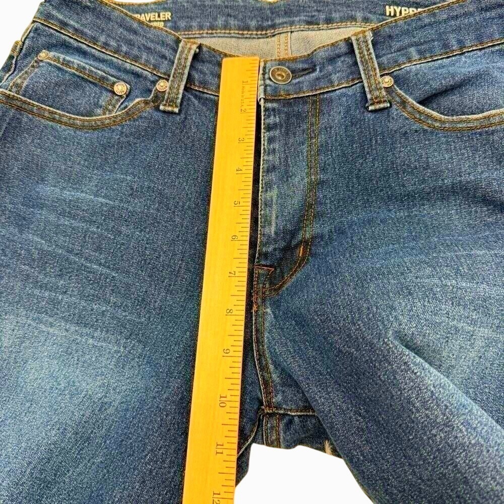 Westy Traveler Slim‎ Straight HYPRFLEX Denim Jeans W32 L32 32X32 Casual Travel - Picture 7 of 12